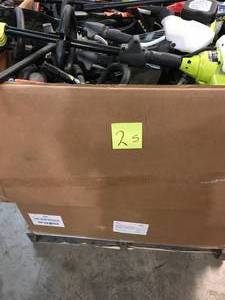 lot 2 image: GAYLORD FULL WITH RYBOI, HOMELITE STRAIGHTCURVED SHAFT TRIMMERS & BLOWER CUSTOMER RETURNS SEE PICS