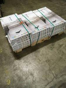 lot 16 image: PALLET WITH 16 CASES LIFEPROOF Starry Light 16 in. W x 32 in. L Luxury Vinyl Plank Flooring (24.89 sq. ft.  case) CUSTOMER RETURNS SEE PICS