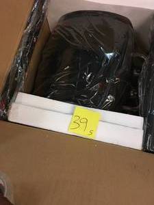 lot 39 image: DYNO-GLO 3-Burner Open Cart Propane Gas Grill in Black CUSTOMER RETURNS SEE PICS