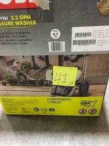 lot 41 image: RYOBI 3000 PSI 2.3-GPM Honda Gas Pressure Washer CUSTOMER RETURN SEE PICS