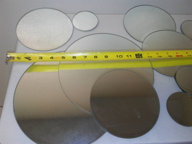 lot 125 image: Plethora of Circle Accent mirrors