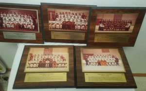 lot 35 image: Concordia College Hockey Team Photos. 70 and 80s
