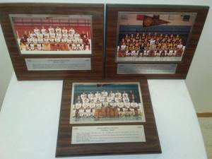 lot 36 image: Concordia College Hockey Team Photos. 80s