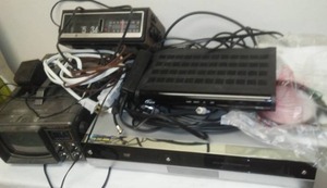 lot 64 image: DVD VHS  player  recorder