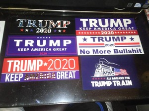 lot 90 image: Trump bumper stickers - actual size.