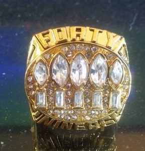 lot 155 image: San Francisco 49ers Super Bowl ring, Steve Young