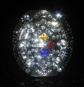 lot 156 image: Pittsburgh Steelers Super Bowl Ring Ben Roethlisberger, 2008,