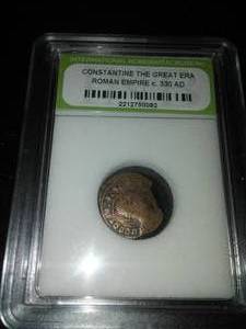 lot 168 image: Roman Coin Constantine the Great Era Empire circa 330 A.D. authentic.