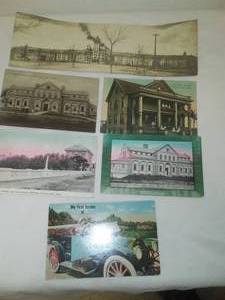 lot 214 image: 7 Fergus Falls Postcards, Wright, St. Lukes, State Hospitals & more.