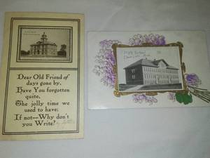 lot 215 image: Elbow Lake Courthouse & School circa 1910  1915.