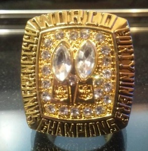 lot 224 image: San Francisco Super Bowl 1984 ring , Joe Montana,