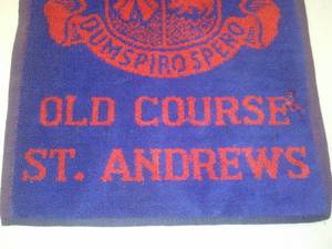 lot 196 image: British Open Bag Towel - Golf  2000. St. Andrews