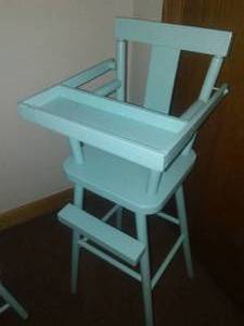 lot 239 image: Wood doll furniture - awesome. vintage 1960s.
