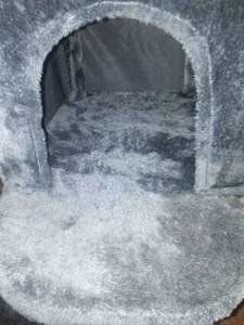 lot 15A image: Cat Stand Playhouse - NEW $300 retail.