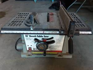 lot 3 image: Ace 10 BenchTable Saw