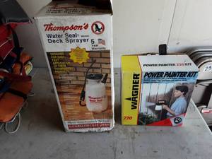 lot 45 image: Thompsons Deck Sprayer & Wagner Paint Sprayer