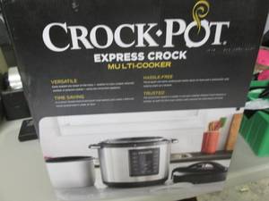 lot 1 image: CrockPot Express  Crock MultiCooker...