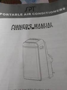 lot 25 image: SPT Portable Air Conditioner open b...