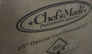 lot 30 image: Chefs Mark Deluxe Cart Charcoal G...