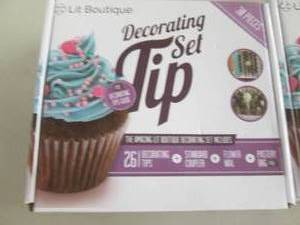 lot 46 image: 2- Lit Boutique 30 pc Decorating Ti...