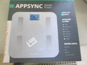 lot 135 image: AppSync Smart Scale open box...