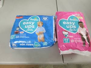 lot 146 image: 2- packs Pampers Easy Ups...