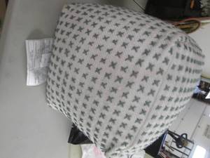 lot 167 image: LePouf 16x16 inch Ottoman...