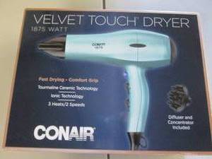 lot 200 image: Conair Velvet Touch Dryer...