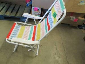 lot 204 image: Low Beach Chair with Pouch and Carr...