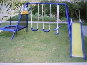 lot 247 image: Sportspower Almansor Metal Swing, S...