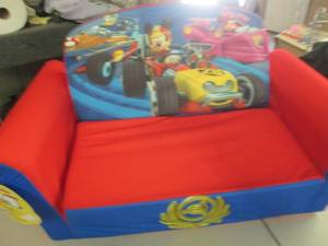lot 255 image: Kid Mickey Sofa...