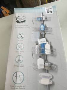lot 258 image: Zenna Tension Pole Shower Caddy ope...