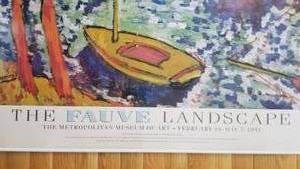 lot 39 image: Vlaminck Landscape MOMA Poster