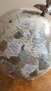 lot 136 image: Seahorse Nautical Desk Globe
