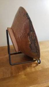 lot 82 image: Art Pottery Hand Thrown Stamped Bowl