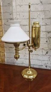 lot 62 image: Manhattan Brass Co. Lamp