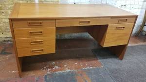 lot 50 image: Danish Modern Office Desk