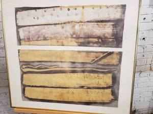 lot 32 image: Batik signed Gretchen Clomouce Date 79
