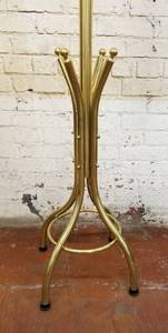 lot 65 image: Brass Coat Rack Hall Tree