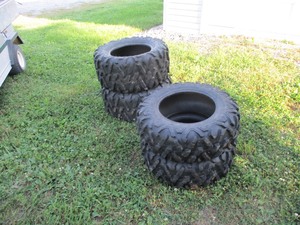 2-  27 x  9.00 R14 TIRES   2- 27 x 11.00 R14 TIRES