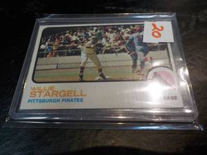 lot 20 image: 1973 Wilie Stargell Topps Card...