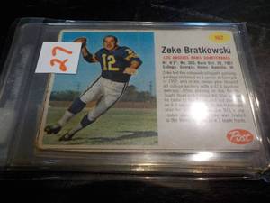 lot 27 image: 1962 Post Football Cards...