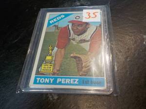 lot 35 image: 1965 Topps Tony Perez Card...