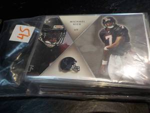 lot 45 image: 40 Michael Vick Cards...