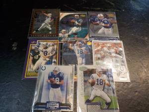 lot 46 image: Peyton Manning Cards...
