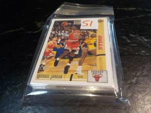 lot 51 image: Michael Jordan Cards...