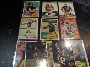 lot 61 image: Terry Bradshaw Cards...