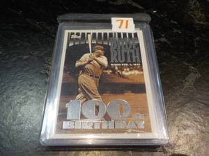 lot 71 image: Babe Ruth Cards...