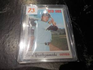 lot 73 image: 1970 Topps Carl Yastrzemski Card...