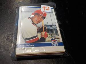 lot 92 image: 40 Kent Hrbek Cards...